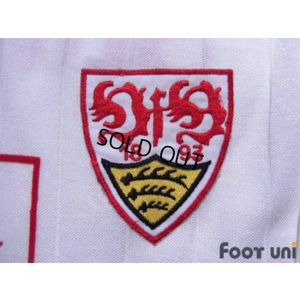 Photo5: VfB Stuttgart 1989-1990 Home Long Sleeve Shirt