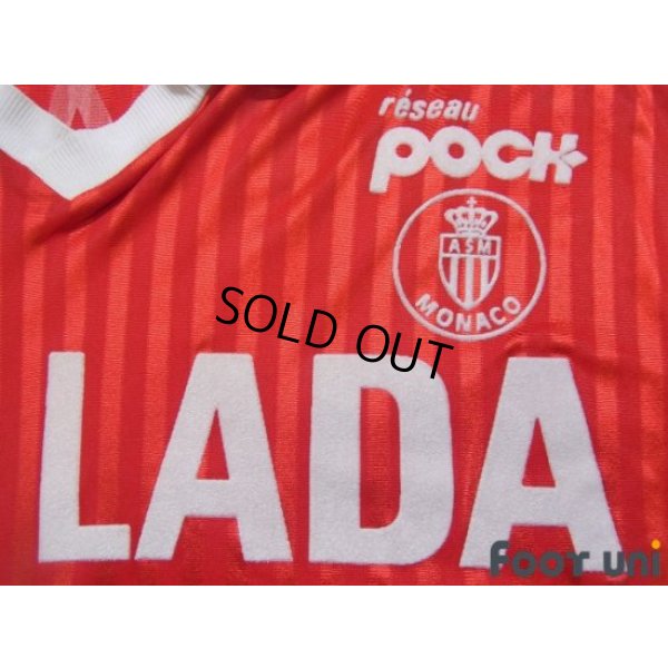 Photo5: AS Monaco 1990-1991 Home Shirt