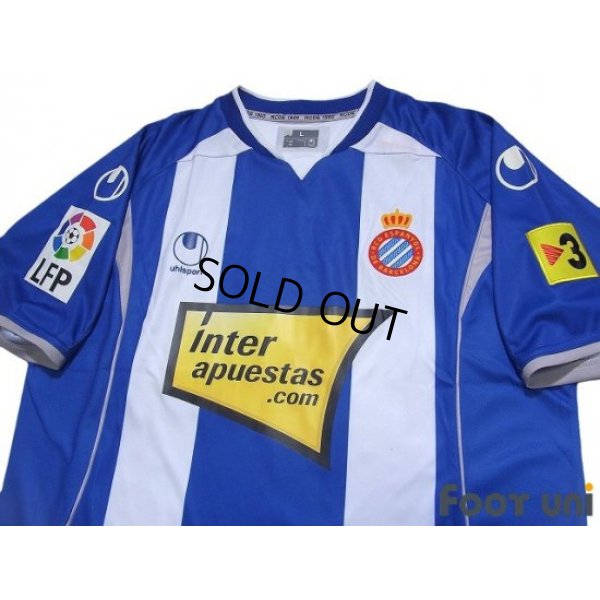 Photo3: Espanyol 2009-2010 Home Shirt #7 Shunsuke Nakamura LFP Patch/Badge w/tags