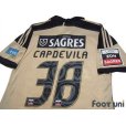 Photo4: Benfica 2011-2012 Away Shirt #38 Joan Capdevila Liga Zon Sagres Patch/Badge