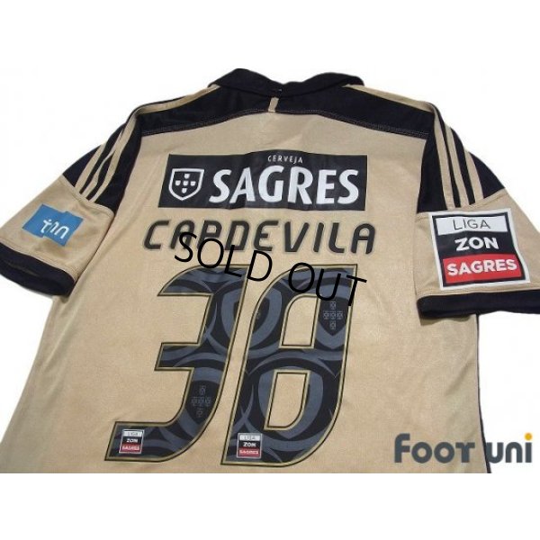 Photo4: Benfica 2011-2012 Away Shirt #38 Joan Capdevila Liga Zon Sagres Patch/Badge