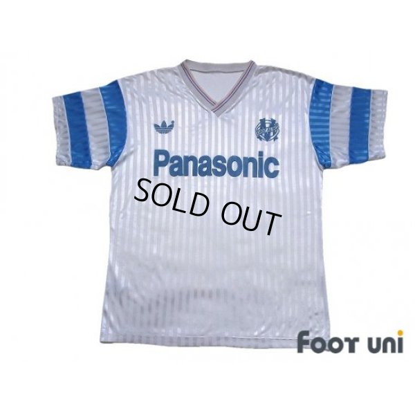 Photo1: Olympique Marseille 1989-1991 Home Shirt