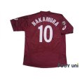 Photo2: Reggina 2003-2004 Home Shirt #10 Shunsuke Nakamura Lega Calcio Patch/Badge w/tags (2)