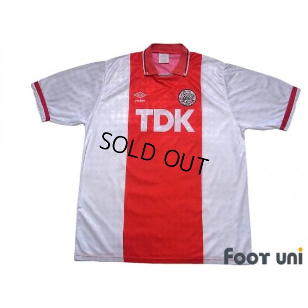 Photo1: Ajax 1988-1990 Home Shirt