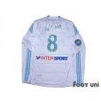 Photo2: Olympique Marseille 2010-2011 Home Long Sleeve Authentic Shirt #8 Lucho Olympique Marseille Champion 2010 Patch/Badge w/tags (2)