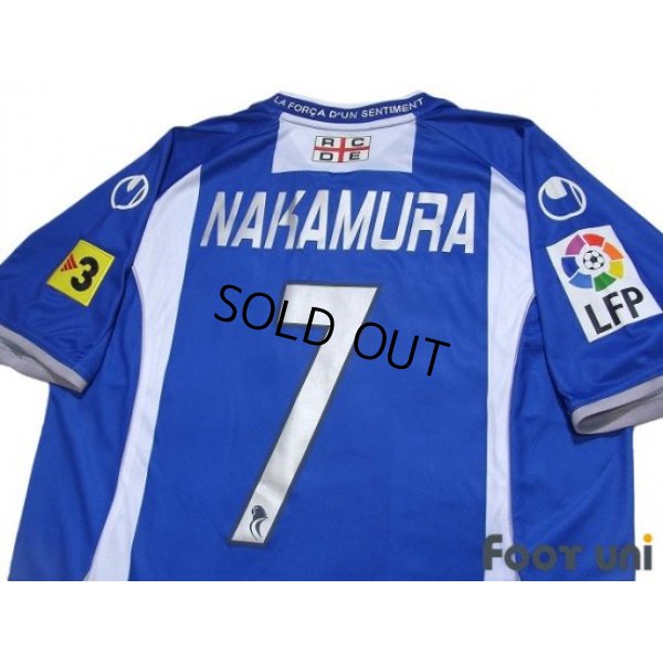 Photo4: Espanyol 2009-2010 Home Shirt #7 Shunsuke Nakamura LFP Patch/Badge w/tags