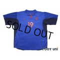 Netherlands 2000 Away Shirt #19 Vennegoor of Hesselink