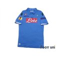 Photo1: Napoli 2014-2015 Home Authentic Shirt #17 Hamsik EL Patch/Badge (1)