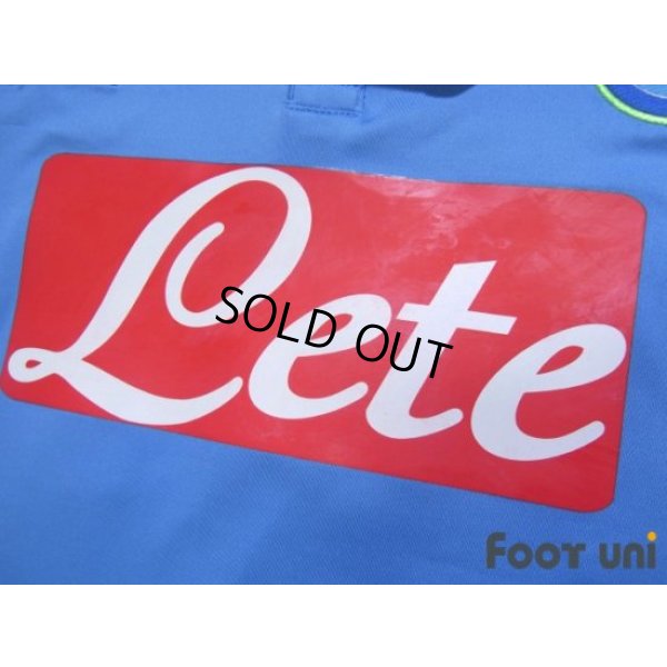 Photo7: Napoli 2014-2015 Home Authentic Shirt #17 Hamsik EL Patch/Badge