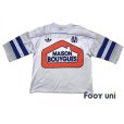 Photo1: Olympique Marseille 1986-1988 Home Long Sleeve Shirt(Three quarter sleeve) (1)