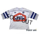 Olympique Marseille 1986-1988 Home Long Sleeve Shirt(Three quarter sleeve)