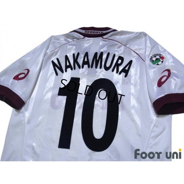 Photo4: Reggina 2002-2003 Away Shirt #10 Shunsuke Nakamura Lega Calcio Patch/Badge