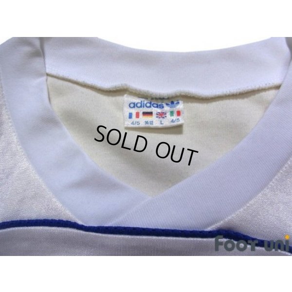 Photo4: Olympique Marseille 1986-1988 Home Long Sleeve Shirt(Three quarter sleeve)