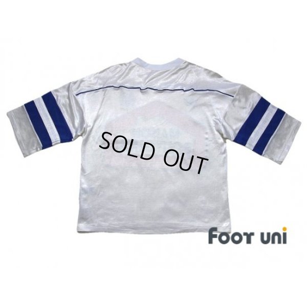 Photo2: Olympique Marseille 1986-1988 Home Long Sleeve Shirt(Three quarter sleeve)
