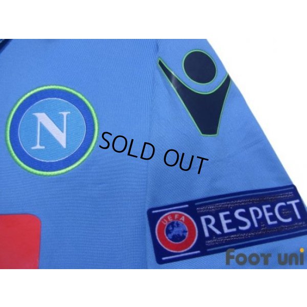 Photo5: Napoli 2014-2015 Home Authentic Shirt #17 Hamsik EL Patch/Badge