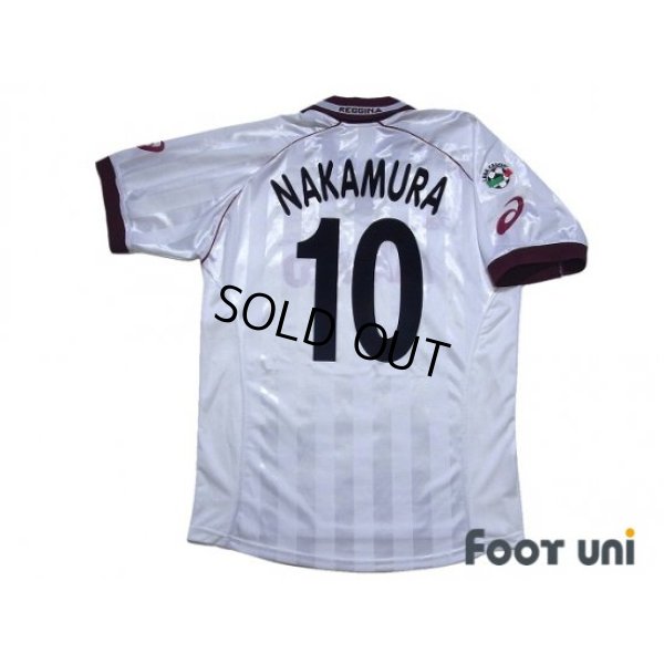 Photo2: Reggina 2002-2003 Away Shirt #10 Shunsuke Nakamura Lega Calcio Patch/Badge