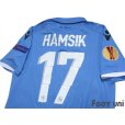 Photo4: Napoli 2014-2015 Home Authentic Shirt #17 Hamsik EL Patch/Badge