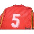 Photo4: Belgium 1986 Home Long Sleeve Shirt #5