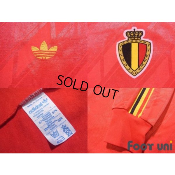 Photo7: Belgium 1986 Home Long Sleeve Shirt #5