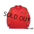 Belgium 1986 Home Long Sleeve Shirt #5