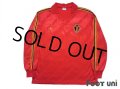 Belgium 1986 Home Long Sleeve Shirt #5