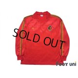 Belgium 1986 Home Long Sleeve Shirt #5