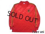 Belgium 1986 Home Long Sleeve Shirt #5