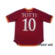 Photo2: AS Roma 2016-2017 Home Shirt #10 Francesco Totti (2)