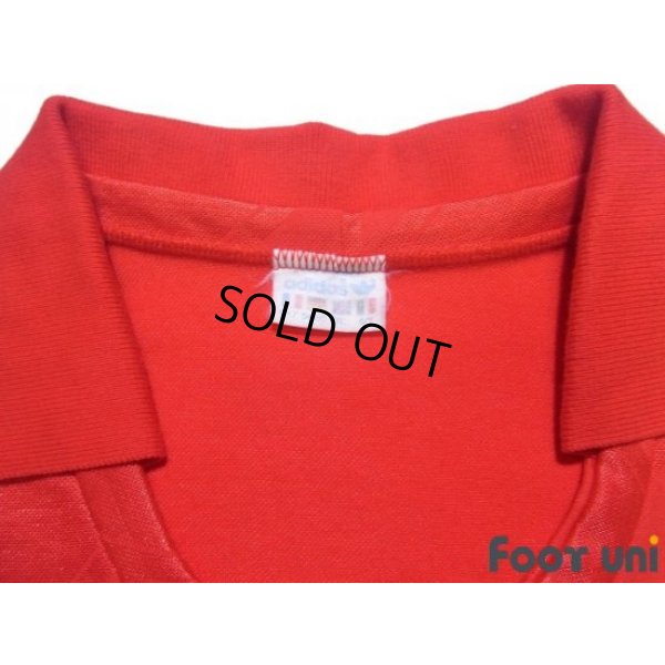 Photo5: Belgium 1986 Home Long Sleeve Shirt #5