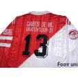 Photo4: AS Monaco 1992-1994 Home Long Sleeve Shirt #13 With sub-sponsor