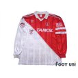 Photo1: AS Monaco 1992-1994 Home Long Sleeve Shirt #13 With sub-sponsor (1)