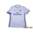 Photo1: Real Madrid 2016-2017 Home Shirt #11 Gareth Bale La Liga Patch/Badge (1)