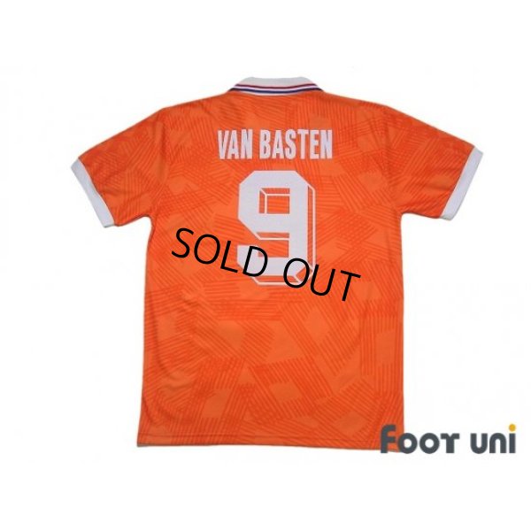 Photo2: Netherlands Euro 1992 Home Shirt #9 Van Basten