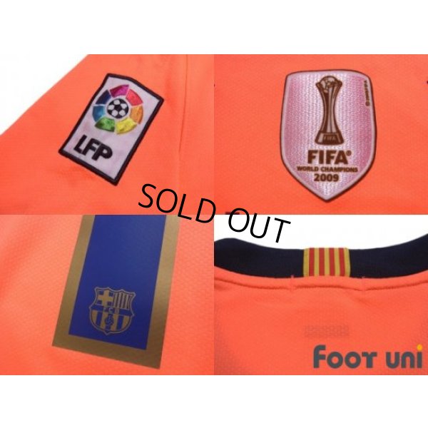 Photo7: FC Barcelona 2009-2010 Away Shirt #10 Messi FIFA World Champions 2009 Patch/Badge LFP Patch/Badge