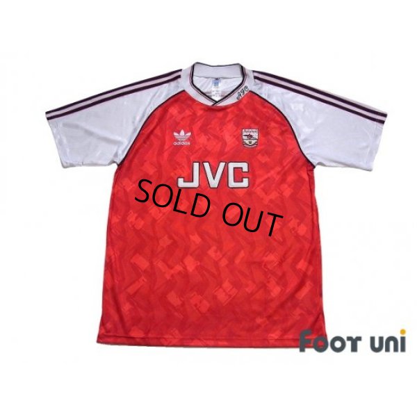 Photo1: Arsenal 1990-1992 Home Reprint Shirt