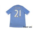 Photo2: Manchester City 2010-2011 Home Shirt #21 David Silva (2)