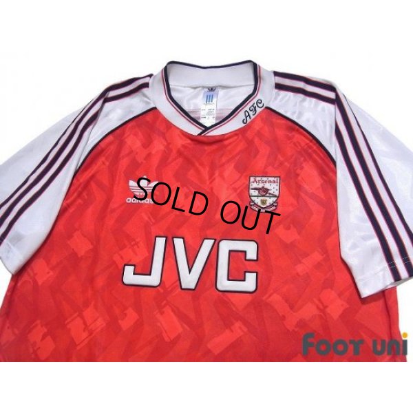 Photo3: Arsenal 1990-1992 Home Reprint Shirt