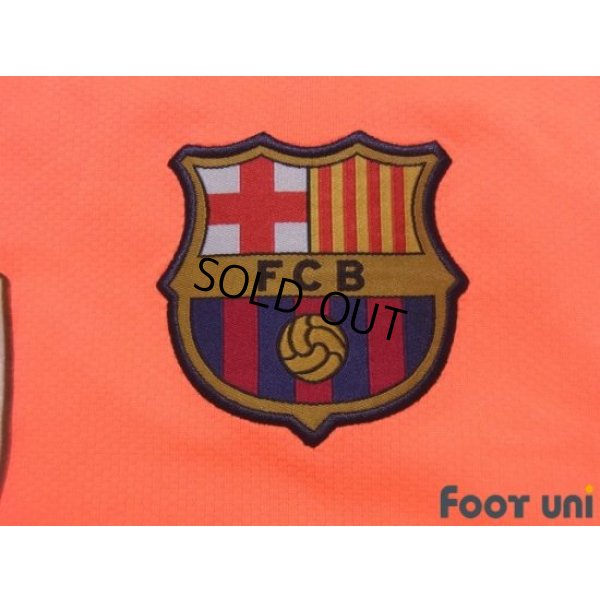 Photo6: FC Barcelona 2009-2010 Away Shirt #10 Messi FIFA World Champions 2009 Patch/Badge LFP Patch/Badge