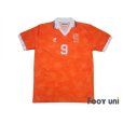 Photo1: Netherlands Euro 1992 Home Shirt #9 Van Basten (1)