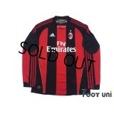 AC Milan 2010-2011 Home Long Sleeve Shirt