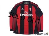 AC Milan 2010-2011 Home Long Sleeve Shirt