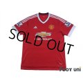 Manchester United 2015-2016 Home Shirt BARCLAYS PREMIER LEAGUE Patch/Badge