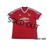 Manchester United 2015-2016 Home Shirt BARCLAYS PREMIER LEAGUE Patch/Badge