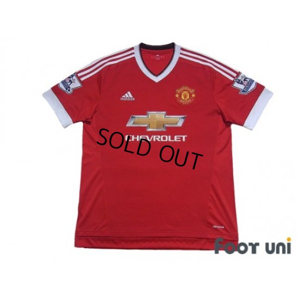 Photo1: Manchester United 2015-2016 Home Shirt BARCLAYS PREMIER LEAGUE Patch/Badge