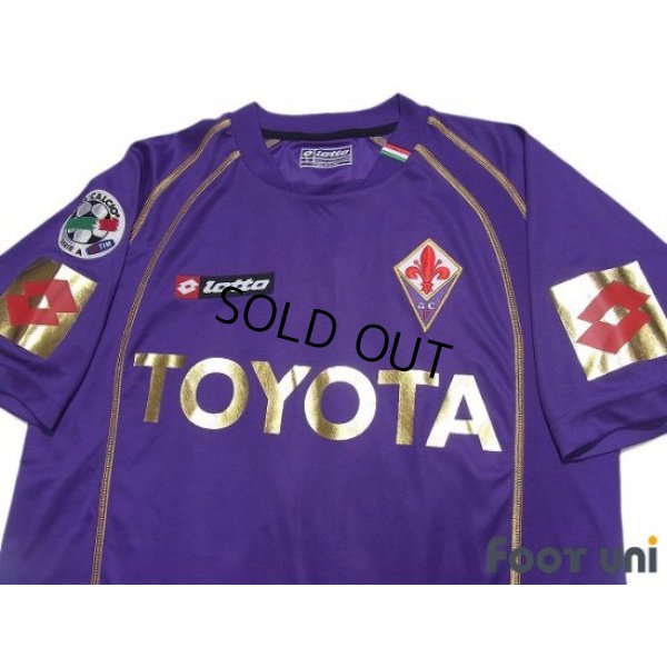 Photo3: Fiorentina 2006-2007 Home Shirt #30 Luca Toni 80th anniversary model Lega Calcio Patch/Badge