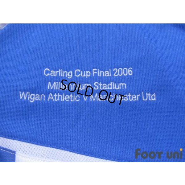 Photo7: Wigan Athletic 2005-2006 Home Shirt #26 Baines Carling Cup Patch/Badge w/tags