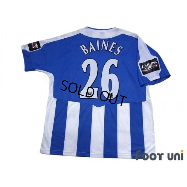 Photo2: Wigan Athletic 2005-2006 Home Shirt #26 Baines Carling Cup Patch/Badge w/tags