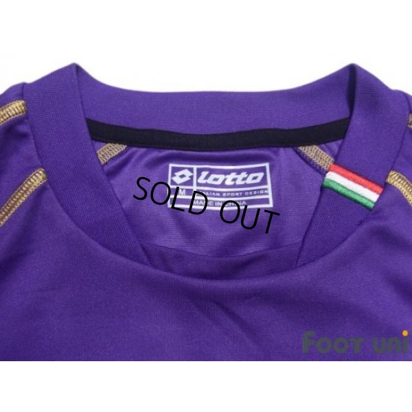 Photo5: Fiorentina 2006-2007 Home Shirt #30 Luca Toni 80th anniversary model Lega Calcio Patch/Badge
