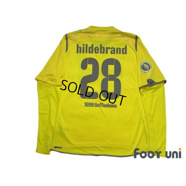 Photo2: TSG 1899 Hoffenheim 2009-2010 GK Long Sleeve Shirt #28 Hildebrand German League Cup DFB-Pokal Patch/Badge