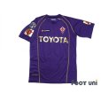 Photo1: Fiorentina 2006-2007 Home Shirt #30 Luca Toni 80th anniversary model Lega Calcio Patch/Badge (1)